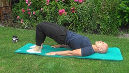 Mark Hayward performing the shoulder bridge The shoulder bridge, Pilates